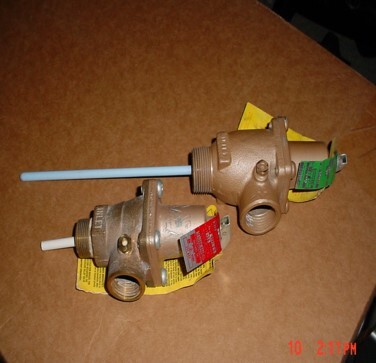 Valves for a Potable Water Heater.